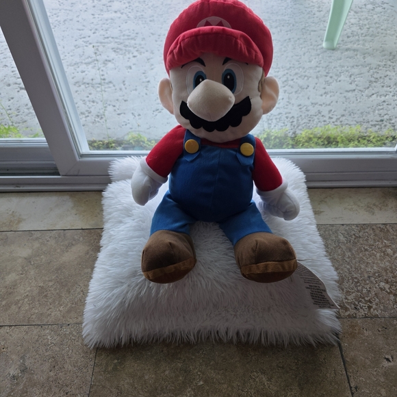 Nintendo Other - Nintendo Super Mario Plush with Brown and White Fur